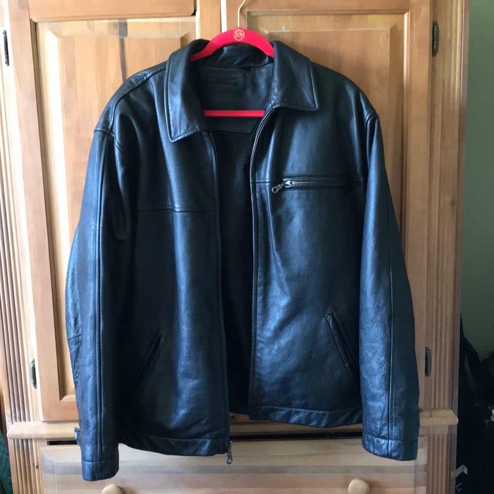 REAL LEATHER! - black